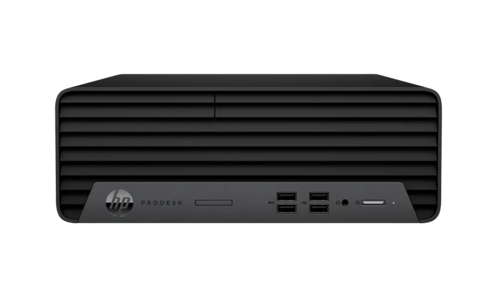 Настолен компютър, HP ProDesk 400 G7 SFF 180W, Core i3-10100(3.6GHz, up to 4.3Ghz/6MB/4C), 8GB 2666Mhz 1DIMM, 256GB M.2 PCIe SSD, DVD+/-RW, VGA port, Free DOS, 1 Year Warranty On-site