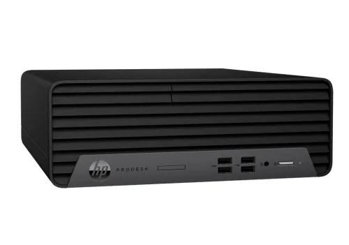 Настолен компютър, HP ProDesk 400 G7 SFF 180W, Core i3-10100(3.6GHz, up to 4.3Ghz/6MB/4C), 8GB 2666Mhz 1DIMM, 256GB M.2 PCIe SSD, DVD+/-RW, VGA port, Free DOS, 1 Year Warranty On-site - image 2