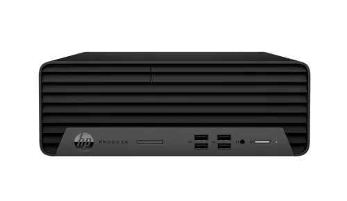 Настолен компютър, HP ProDesk 400 G7 SFF 180W, Core i3-10100(3.6GHz, up to 4.3Ghz/6MB/4C), 8GB 2666Mhz 1DIMM, 256GB M.2 PCIe SSD, DVD+/-RW, VGA port, Free DOS, 1 Year Warranty On-site