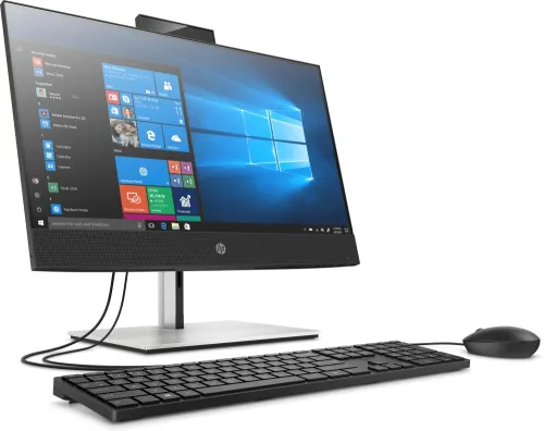 Настолен компютър - всичко в едно, HP ProOne 440 G6 All-in-One, Core i5-10500T(2.3GHz, up to 3.8GHz/12MB/6C), 23.8" FHD IPS + WebCam 1080p, 16GB 2666Mhz 1DIMM, 512GB M.2 PCIe SSD, DVDRW, Wi-Fi 6 AX201 ax + BT 5.0, MCR, HDMI Port, Win 10 Pro 64 bit - image 2