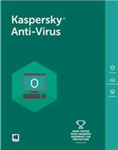 Програмен продукт с лицензен стикер, Kaspersky Anti-Virus Eastern Europe Edition. 3-Desktop 1 year Base Box