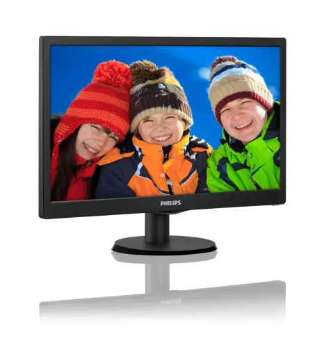Монитор, Philips 203V5LSB26, 19.5" Wide TN LED, 5 ms, 10M:1 DCR, 200 cd/m2, 1600x900 HD+, Black - image 1