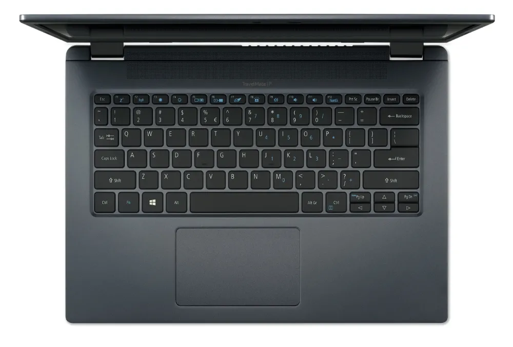 Лаптоп, Acer TravelMate P414-51-793C, Core i7-1165G7 (up to 4.70GHz, 12MB), 14'' IPS FHD (1920x1080), 2x8GB DDR4, 512GB PCIe SSD, Intel Iris Xe Graphics, Wi-Fi 6AX, BT 5.1, FP, TPM 2.0, MIL-STD-810G, Win 10 Pro, Blue - image 1