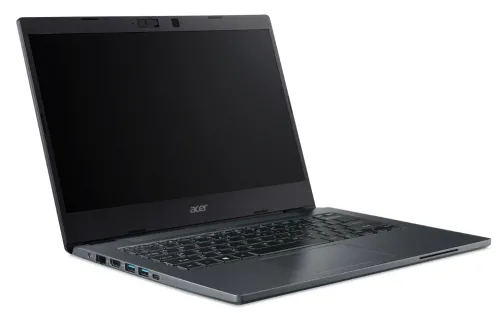 Лаптоп, Acer TravelMate P414-51-793C, Core i7-1165G7 (up to 4.70GHz, 12MB), 14'' IPS FHD (1920x1080), 2x8GB DDR4, 512GB PCIe SSD, Intel Iris Xe Graphics, Wi-Fi 6AX, BT 5.1, FP, TPM 2.0, MIL-STD-810G, Win 10 Pro, Blue - image 2