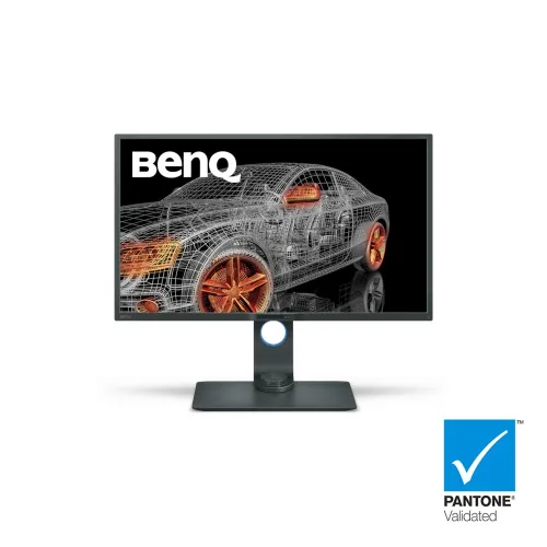 Монитор, BenQ PD3200Q, 32" VA LED, 4ms, 2560x1440 QHD, Designer Monitor, 100% sRGB, CAD/CAM Mode, KVM, Flicker-free, LBL, 3000:1, DCR 20M:1, 10 bit, 300 cd/m2, DVI, HDMI, DP, miniDP, USB 3.0, Card Reader, Speakers, Height Adj., Swivel, Pivot, Tilt, Gray - image 1