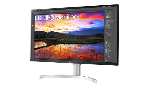 Монитор, LG 32UN650-W, 31.5" UltraFine UHD LED AG, IPS, DCI-P3 95%, 5ms, 350 cd/m2, 1000:1, 3840x2160, HDR 10, HDMI, DisplayPort, Radeon FreeSync, Dynamic Action Sync, Headphone out, Height, Pivot, Tilt, PIP, Speaker, Black - image 1