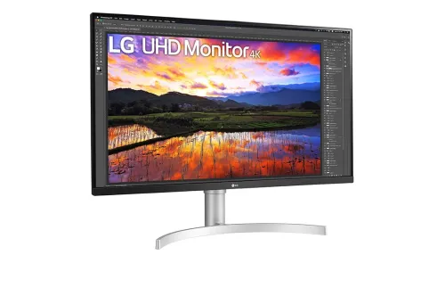Монитор, LG 32UN650-W, 31.5" UltraFine UHD LED AG, IPS, DCI-P3 95%, 5ms, 350 cd/m2, 1000:1, 3840x2160, HDR 10, HDMI, DisplayPort, Radeon FreeSync, Dynamic Action Sync, Headphone out, Height, Pivot, Tilt, PIP, Speaker, Black - image 2