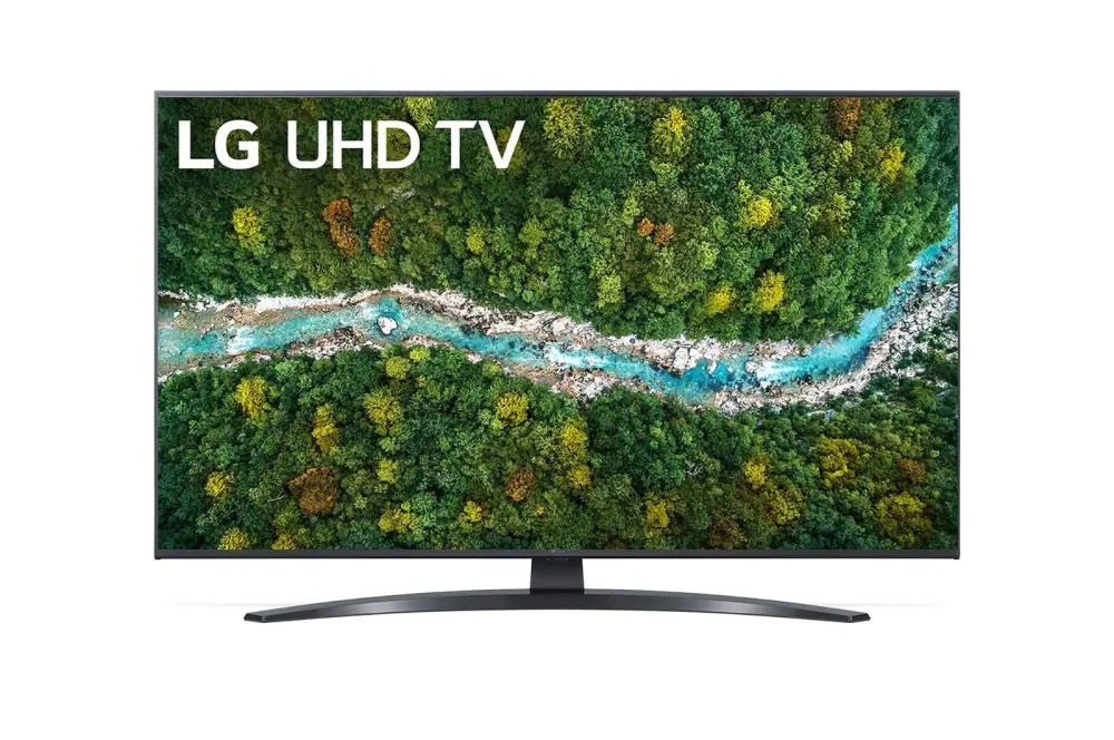 Телевизор, LG 43UP78003LB, 43'' 4K IPS UltraHD TV 3840 x 2160, DVB-T2/C/S2, webOS Smart TV, ThinQ AI, Quad Core 4K, WiFi 802.11ac, HDR10, HLG,  ALLM / HGiG, AI Sound, Voice Controll, Wi-Di, Miracast/AirPlay 2,  HDMI, CI, LAN, USB, BT, Crescent Stand, Dark Gray