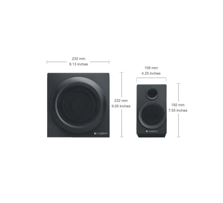 Аудио система, Logitech 2.1 Speakers Z333, 40W - image 5