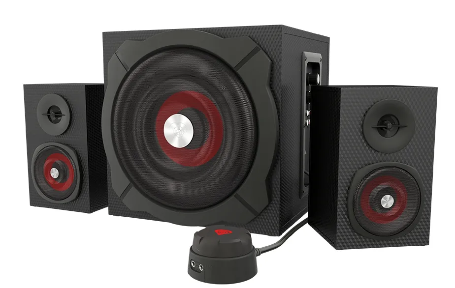 Аудио система, Genesis Speakers Helium 600 60W Rms 2.1 Black Wired Remote Control