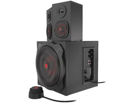 Sistem audio, Genesis Boxe Helium 610BT 60W Rms 2.1 Negru Telecomandă cu fir - 3