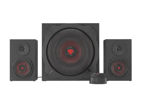 Аудио система, Genesis Speakers Helium 610BT 60W Rms 2.1 Black Wired Remote Control - image 3