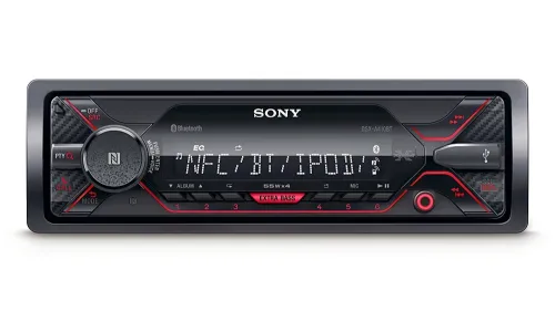 Рисийвър, Sony DSX-A410BT In-car Media Receiver with USB, Red illumination