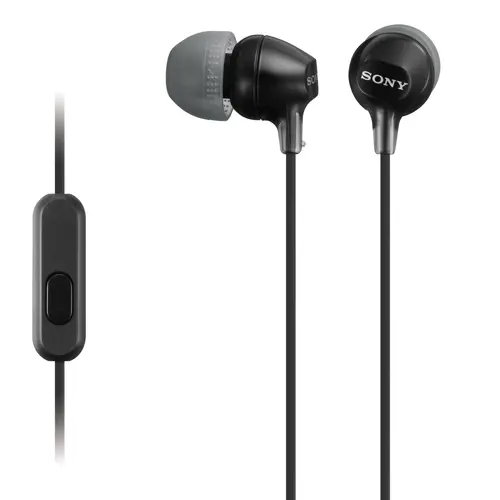 Căști, Sony Headset MDR-EX15AP negru - 1