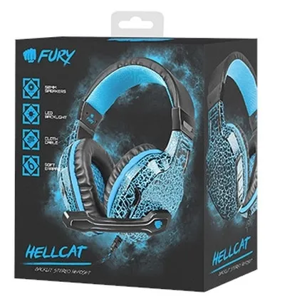Слушалки, Fury Gaming headset, Hellcat - image 3