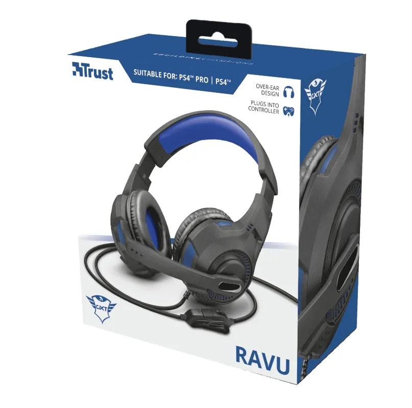 Слушалки, TRUST GXT 307B Ravu Gaming Headset for PS4/ PS5 - blue - image 7