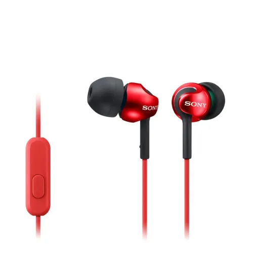 Слушалки, Sony Headset MDR-EX110AP red