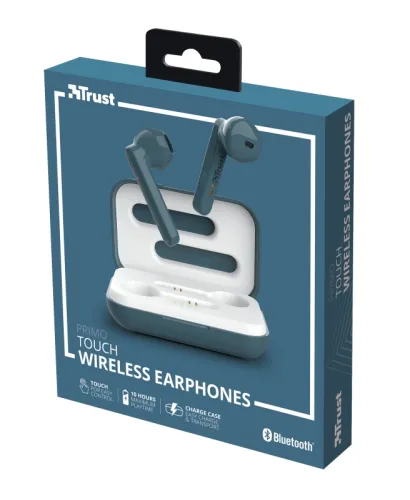 Слушалки, TRUST Primo Touch Bluetooth Earphones Blue - image 10