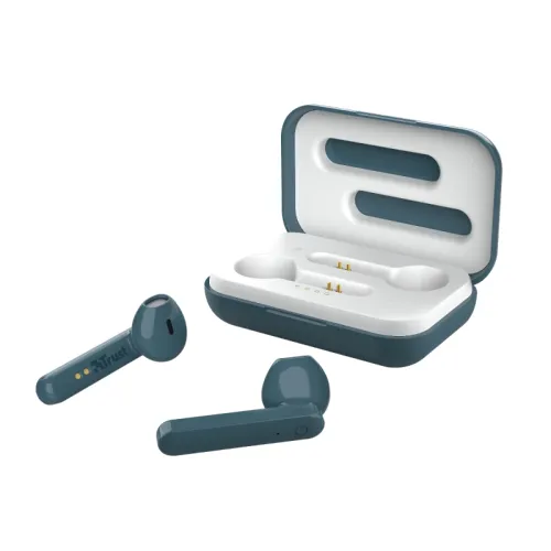 Слушалки, TRUST Primo Touch Bluetooth Earphones Blue - image 1