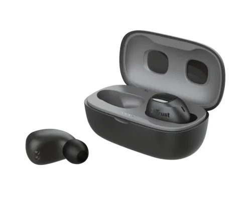 Слушалки, TRUST Nika Compact Bluetooth Earphones Black - image 1