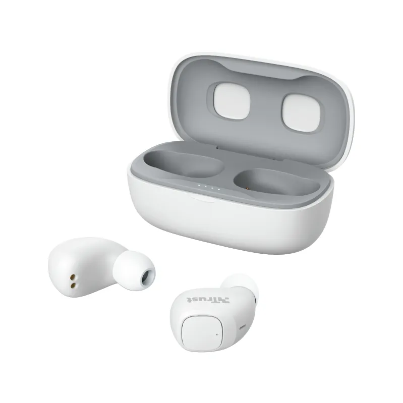 Слушалки, TRUST Nika Compact Bluetooth Earphones White - image 1