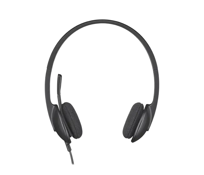 Слушалки, Logitech H340 USB Computer Headset, Black