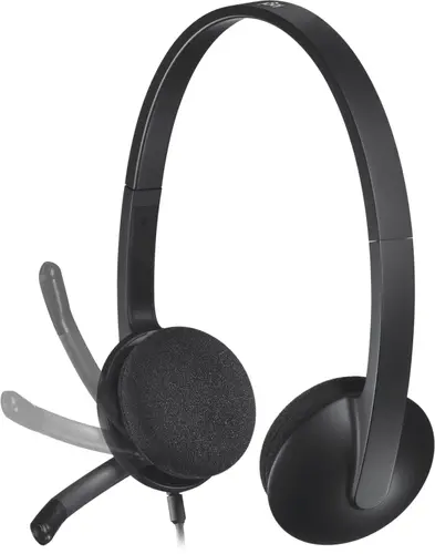 Căști, Logitech H340 USB Computer Headset, negru - 3