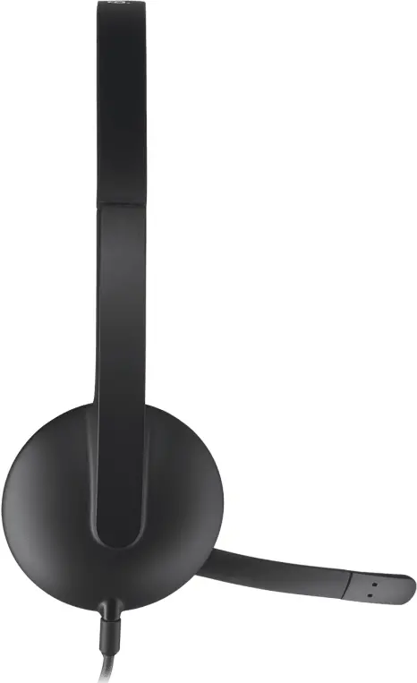 Слушалки, Logitech H340 USB Computer Headset, Black - image 3