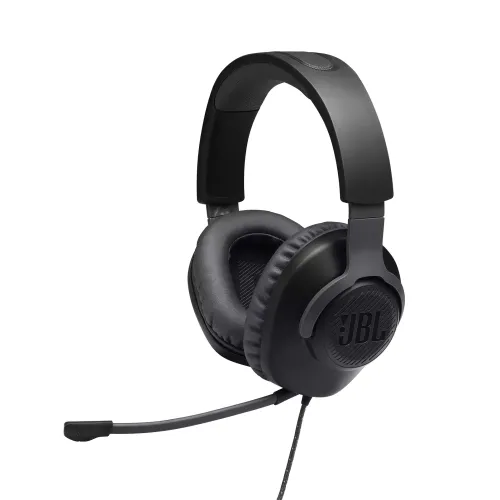Слушалки, JBL QUANTUM 100 BLK Wired over-ear gaming headset with a detachable mic