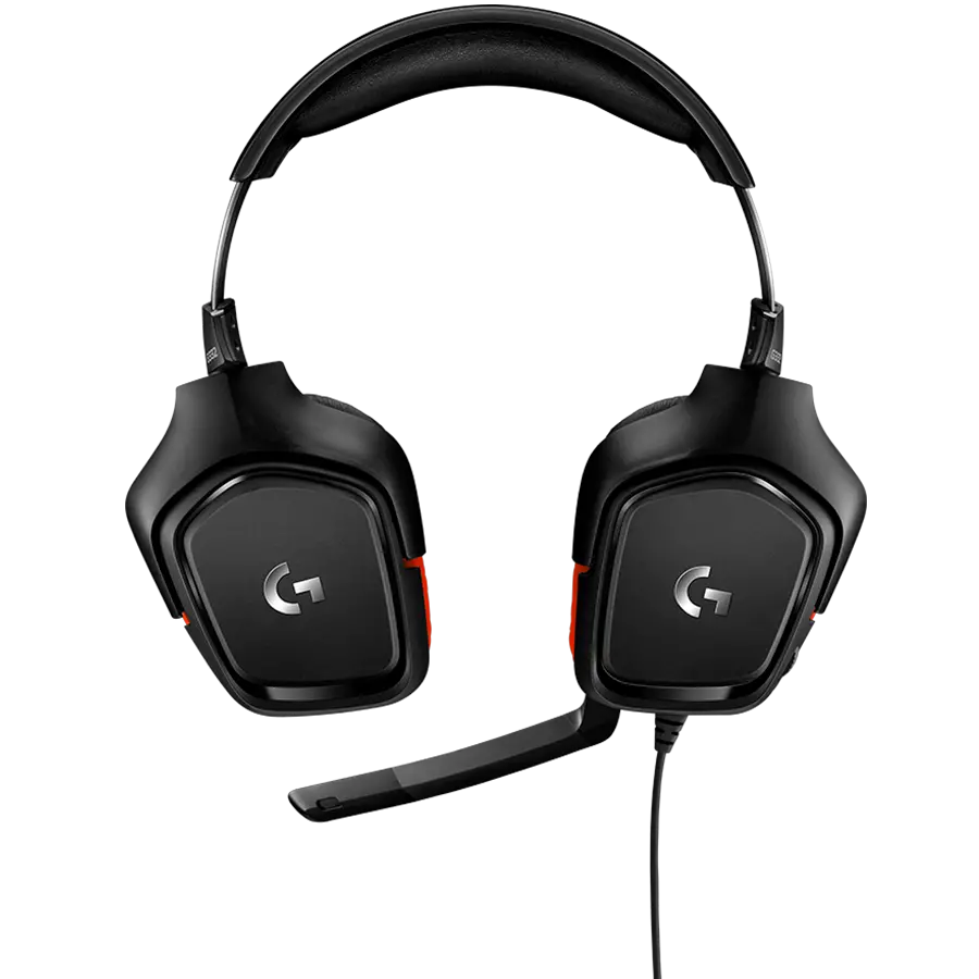 Слушалки, Logitech G332 Headset, 50 mm Drivers, Microphone, Leather Ear Cushions, PC, Nintendo Switch, PS4, Xbox One, Black - image 2