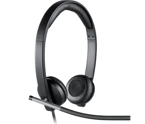 Слушалки, Logitech USB Headset H650e Stereo, Flexible Mic, In-line Controls, Echo Cancellation, Noise-cancelling, USB - image 1