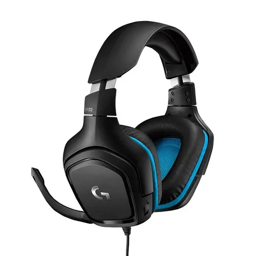 Ακουστικά, Logitech G432 Surround, οδηγοί 50 mm, 7.1 DTS Headphone:X 2.0 Surround, μαξιλαράκια από δέρμα, PC, Nintendo Switch, PS4, Xbox One, μαύρο - 1