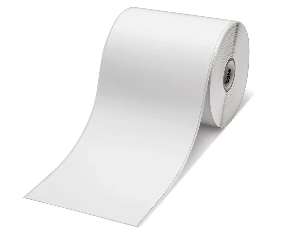 Консуматив, Brother RD-S07E5 White Paper Label Roll, Continuous 58mm x 86m