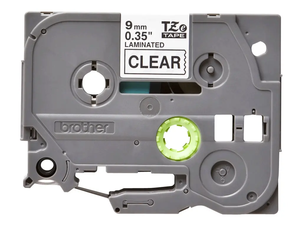 Consumabil, Brother TZe-121 Tape negru pe transparent, laminat 9mm - Eco