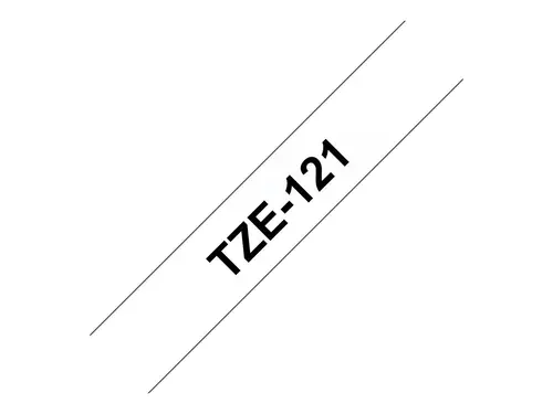 Консуматив, Brother TZe-121 Tape Black on Clear Laminated 9mm - Eco - image 3
