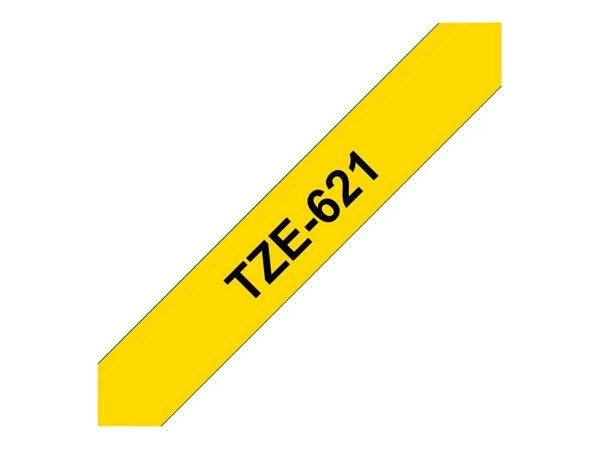 Consumabil, Brother TZe-621 Bandă negru pe galben, laminată, 9mm Eco - image 1