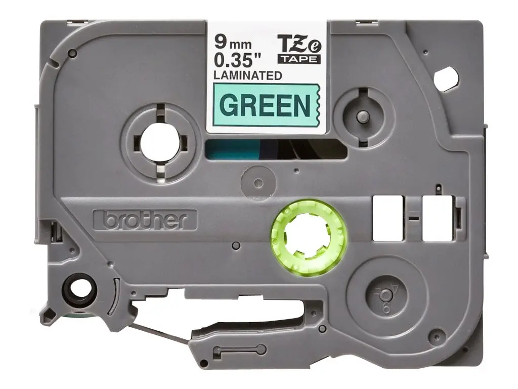 Αναλώσιμο, Brother TZe-721 Tape Black on Green, Laminated, 9mm, 8m - Eco