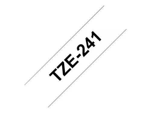 Консуматив, Brother TZe-241 Tape Black on White, 18mm - Eco - image 2