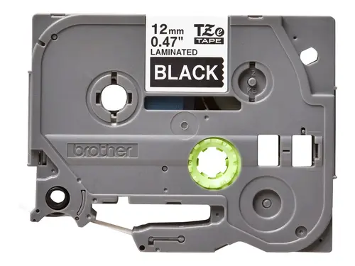 Консуматив, Brother TZe-335 Tape White on Black, Laminated, 12mm, 8m - Ecos - image 2