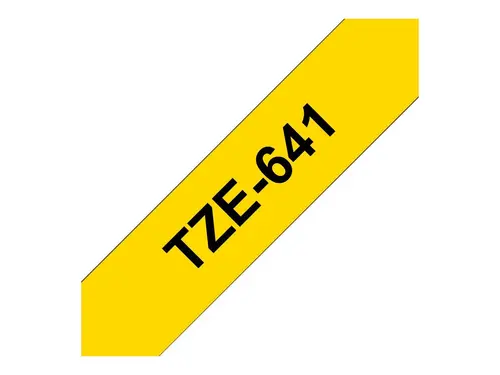 Консуматив, Brother TZe-641 Tape Black on Yellow, Laminated, 18mm Eco - image 2