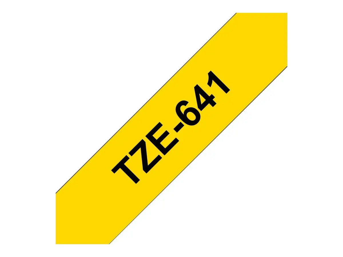 Consumabil, Brother TZe-641 Bandă negru pe galben, laminată, 18mm Eco - image 4
