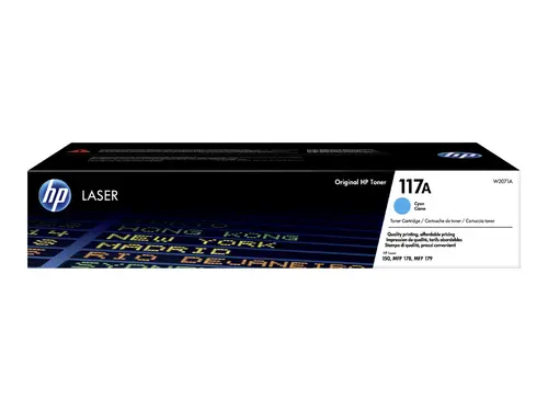 Консуматив, HP 117A Cyan Original Laser Toner Cartridge - image 1