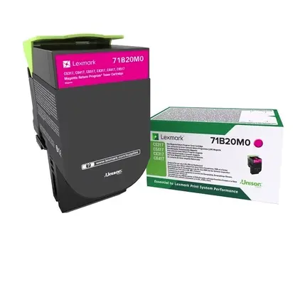 Αναλώσιμο, Lexmark 71B20M0 CS/CX317, 417, 517 Ματζέντα Πρόγραμμα επιστροφής 2.3K Κασέτα τόνερ