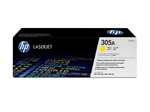 Консуматив, HP 305A Yellow LaserJet Toner Cartridge - 4
