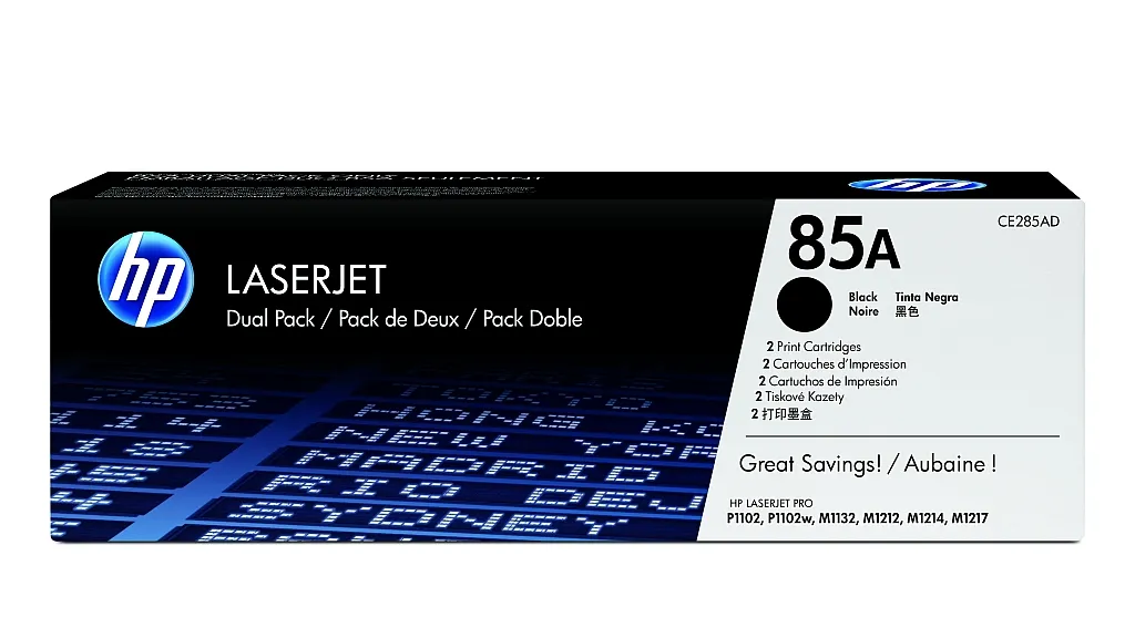 Консуматив, HP 85A Black Dual Pack LaserJet Toner Cartridges