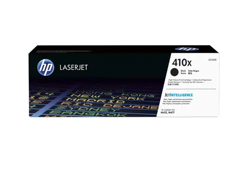 Αναλώσιμο, HP 410X Υψηλής απόδοσης Μαύρο Γνήσιο Φυσίγγιο τόνερ LaserJet (CF410X)