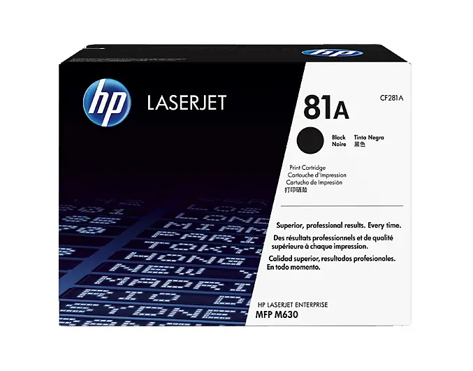 Consumabil, HP 81A Negru Original LaserJet Cartuș de toner