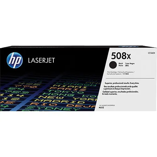 Консуматив, HP 508X High Yield Black Original LaserJet Toner Cartridge (CF360X)