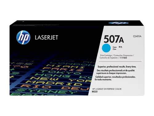 Αναλώσιμο, Κασέτα τόνερ HP 507A Κυανό LaserJet Αναλώσιμο, Κασέτα τόνερ HP 507A Κυανό LaserJet