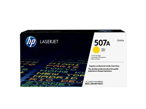 Consumabil, Cartuș toner HP 507A Galben LaserJet Consumabil, Cartuș toner HP 507A Galben LaserJet